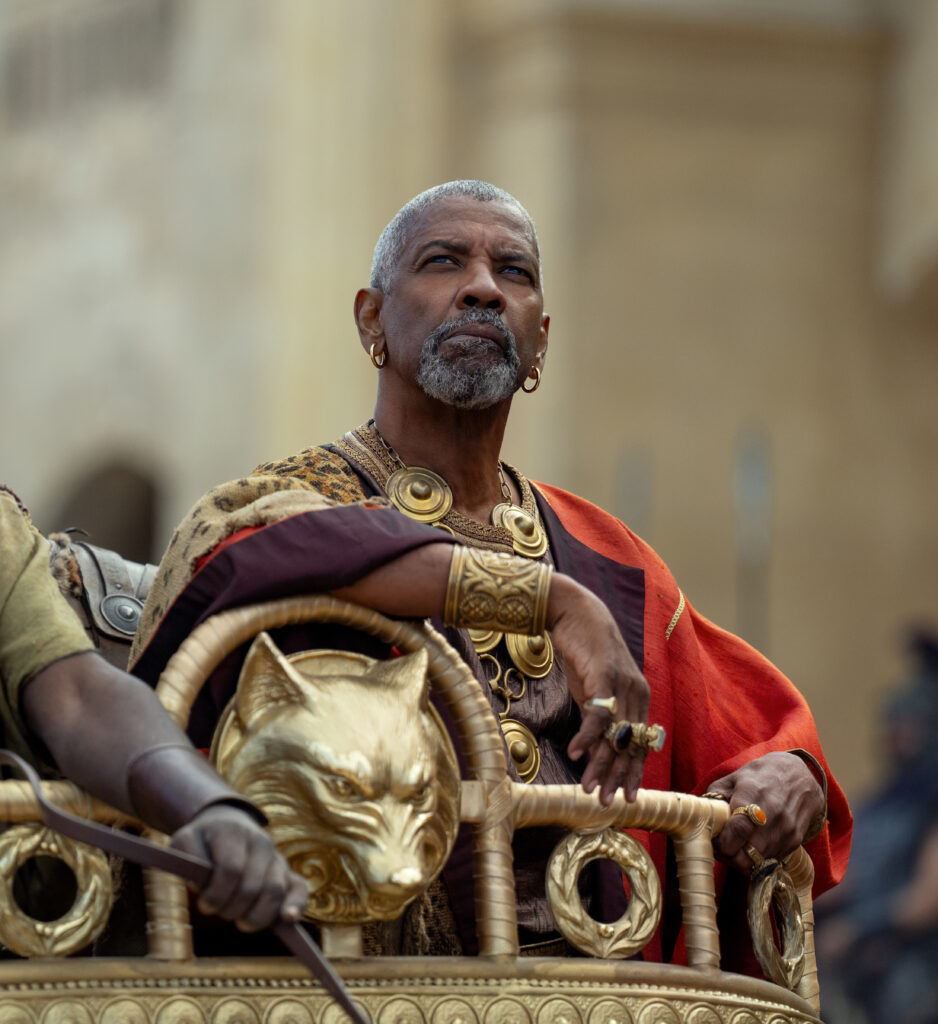 Denzel Washington surge brilhante em "Gladiador 2" e filme se sai bem como espetáculo visual e entretenimento de primeira linha