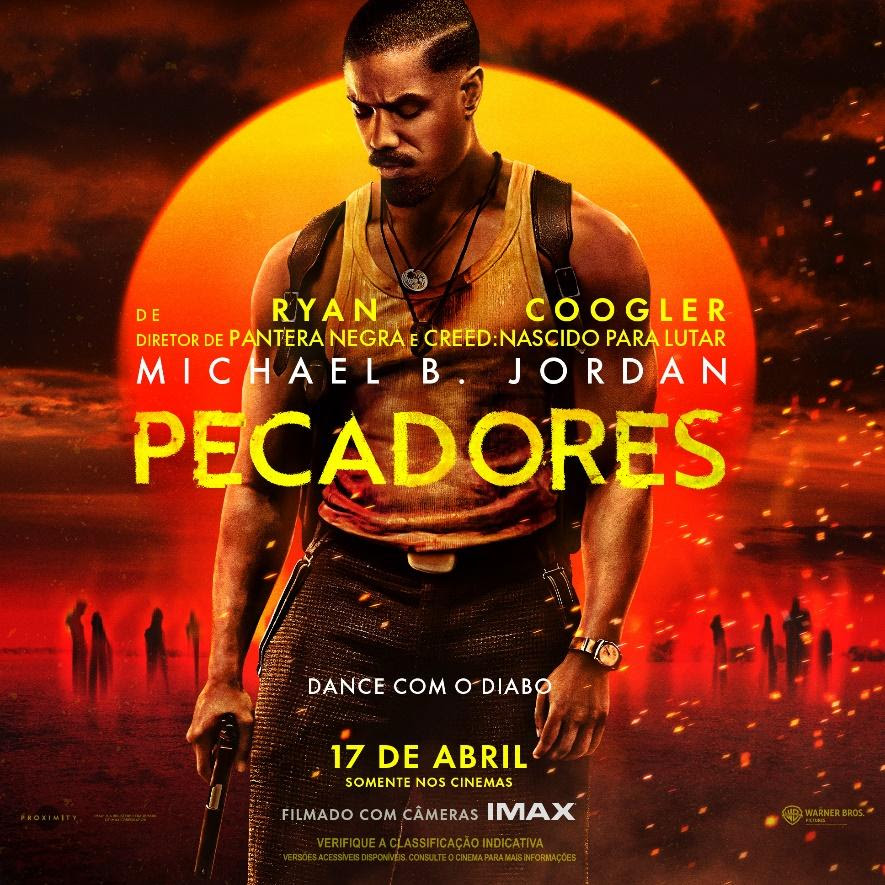 Warner Bros. Pictures divulga trailer e cartaz inéditos de "Pecadores"