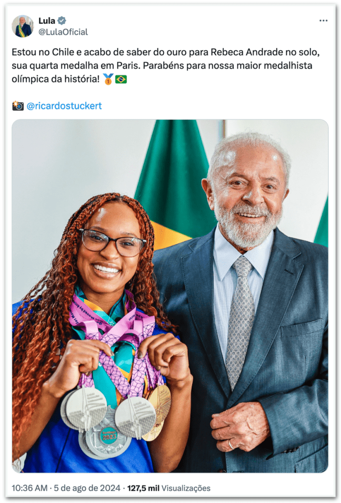 Presidente Lula edita MP que isenta de IR premiações recebidas por medalhistas olímpicos e paralímpicos